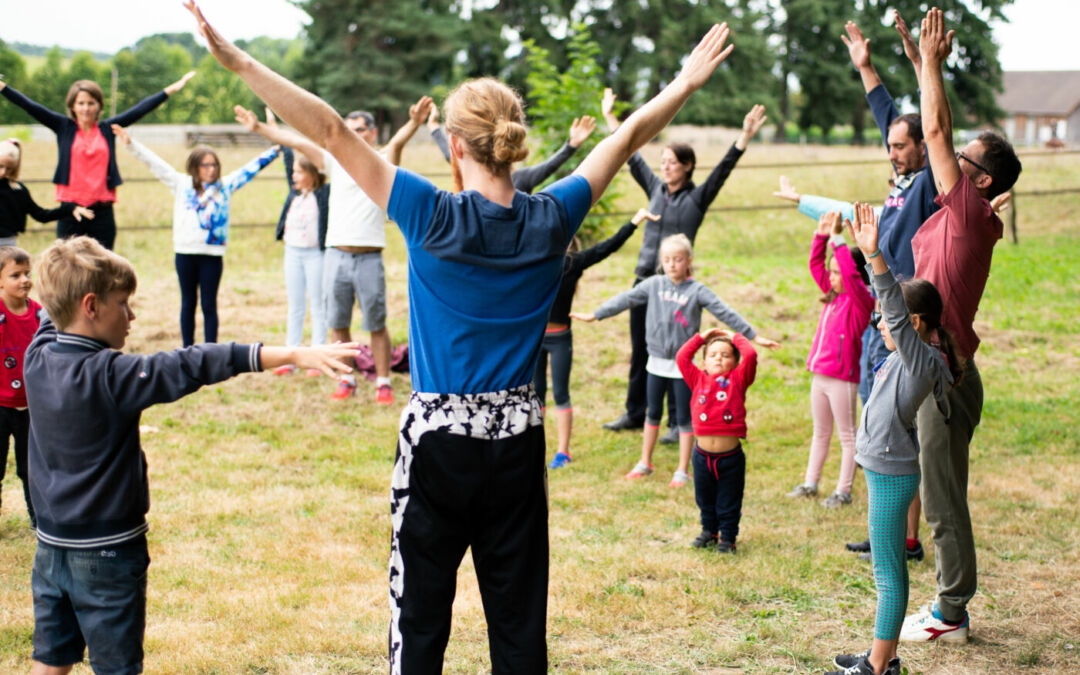 Échauffement des spectateur.trice.s